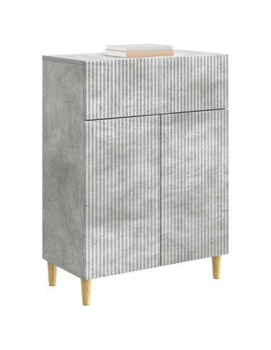 Credenza Grigio Cemento 66 x 34,5 x 90 cm Legno ingegnerizzato