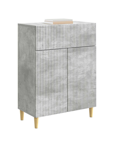 Credenza Grigio Cemento 66 x 34,5 x 90 cm Legno ingegnerizzato
