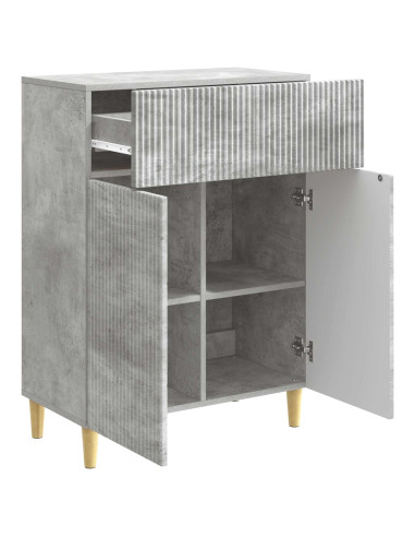 Credenza Grigio Cemento 66 x 34,5 x 90 cm Legno ingegnerizzato