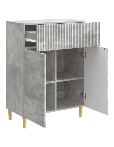Credenza Grigio Cemento 66 x 34,5 x 90 cm Legno ingegnerizzato