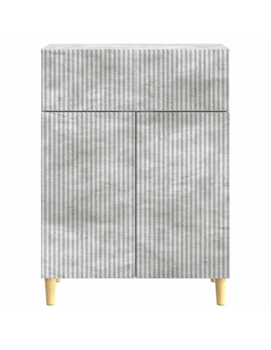 Credenza Grigio Cemento 66 x 34,5 x 90 cm Legno ingegnerizzato