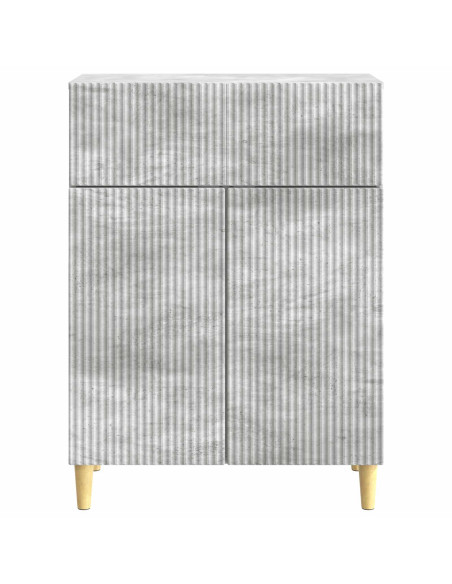 Credenza Grigio Cemento 66 x 34,5 x 90 cm Legno ingegnerizzato