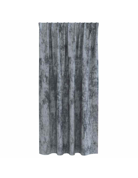 Tende in Velluto 2 pcs Grigio Argento 175 x 140 cm Velluto