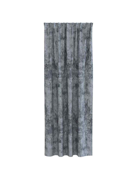 Tende in Velluto 2 pcs Grigio Argento 245 x 140 cm Velluto