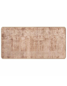 Runner Tappeto MARSA Bianco 50 x 100 cm Poliestere e PVC 2