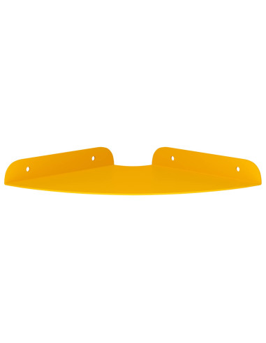Mensola sospesa 2 pcs Giallo senape 18 x 18 x 2 cm