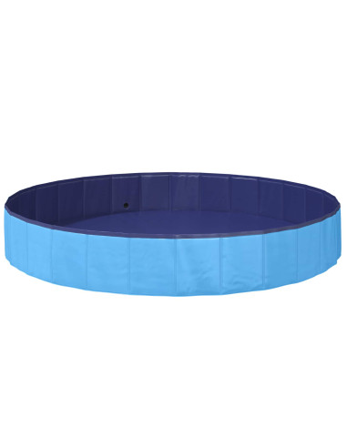 Piscina per Cani Blu Ø200 x 30 cm PVC Spesso