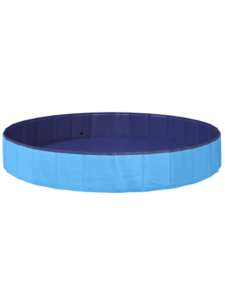 Piscina per Cani Blu Ø200 x 30 cm PVC Spesso
