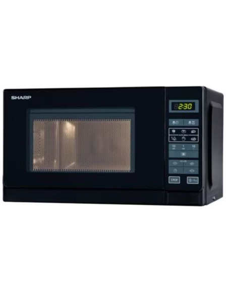 FORNO MICROONDE DIGITALE 20LT 8000W SHARP R-242BKW BLACK