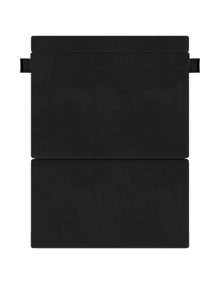 Divano Letto Pieghevole Nero 203 x 152 x 15 cm Velluto