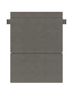 Divano Letto Pieghevole Grigio chiaro 203 x 152 x 15 cm 2