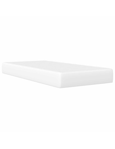 Struttura del letto con testiera Bianco 80 x 200 cm Similpelle