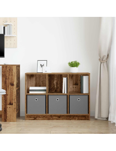Credenza con cassetto Legno vecchio 88,5 x 27,5 x 63,5 cm