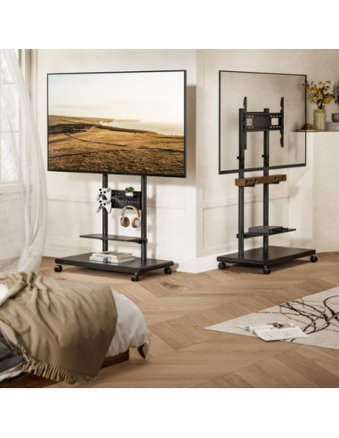 Equip 650635 Supporto TV a parete 2,29 m (90") Nero