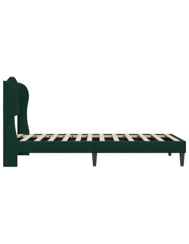 Struttura del letto Verde Scuro 80 x 200 cm Velluto