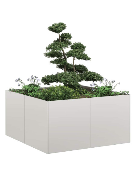 Fioriera 80x80x40 cm in Acciaio Corten