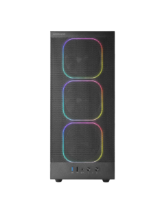 MARSGAMING CASE MID TOWER MC-NEBULA TG 4ARGB+HUB MESH