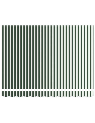 Tenda Retrattile Verde 350 x 200 cm Tessuto