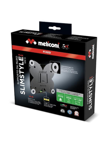 STAFFA PARETE SLIMSTYLE PLUS 100S C