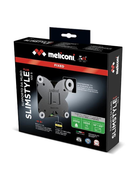 STAFFA PARETE SLIMSTYLE PLUS 100S C