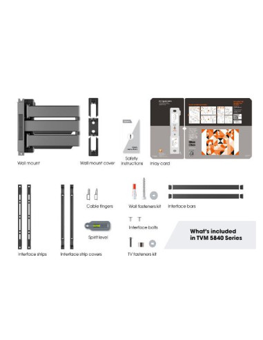 TVM 5845 FULL MOTION+ MOUNT XL