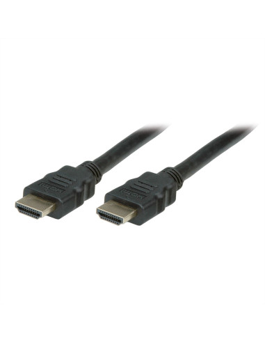 CAVO HDMI+ETHERNET 4K 1MT M/M BK 3840x2160 @60Hz HDR