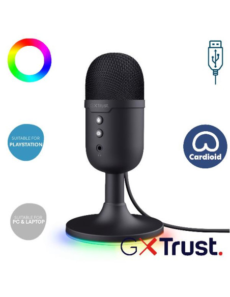 GXT234 YUNIX USB MICROPHONE BLK