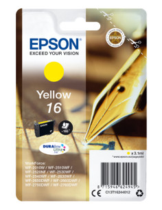 EPSON CART INK GIALLO PER WF-2510WF, WF-2520NF, WF-2530WF WF-2540WF SERIE 16 PENNA E CRUCIVERBA
