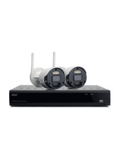 ISIWI KIT WIRELESS CONNECT S2 ISW-K1N8BF2MP-2 GEN1 NVR 8 CANALI + 2 TELECAMERE IP 1080P 2MPX WIRELES