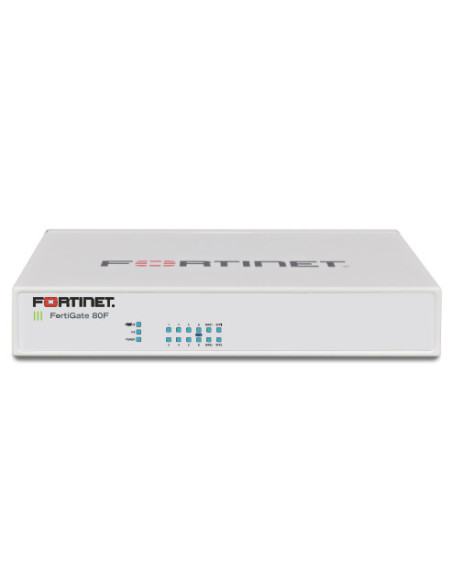 FORTIGATE-80F 8 PORTE GE RJ45, 2 P. CONDIVISE RJ45/SFP MEDIA WAN.