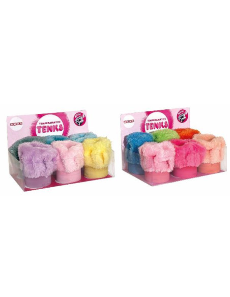 2 ESPOS.DA 6 TEMPERAM. PELUCHE ASS