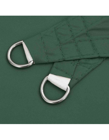 Vela Parasole Verde Scuro 2x2x2 m 100% Poliestere Oxford