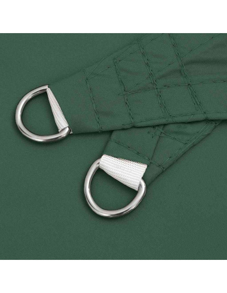 Vela Parasole Verde Scuro 2x2x2 m 100% Poliestere Oxford