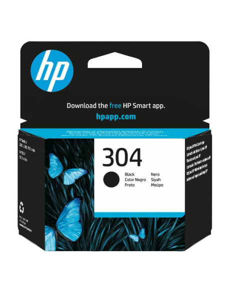 HP 304 BLACK INK CARTRIDGE