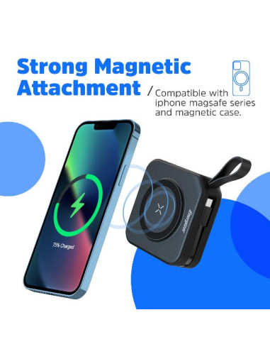WIRELESS POWERBANK QUAD + CHARGER