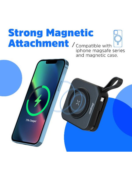 WIRELESS POWERBANK QUAD + CHARGER