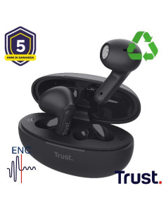 YAVI BT ENC EARPHONES BLACK