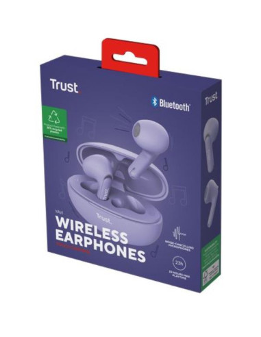 YAVI BT ENC EARPHONES PURPLE
