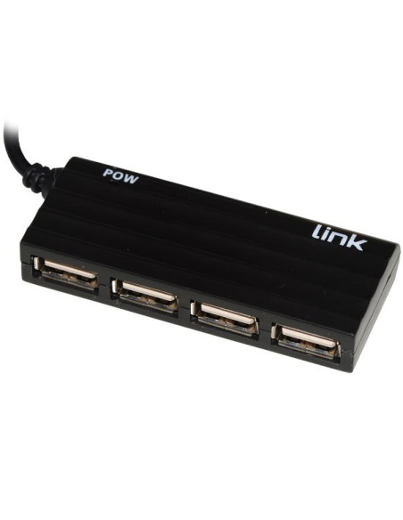 HUB 4 PORTE USB 2.0 CON CAVO