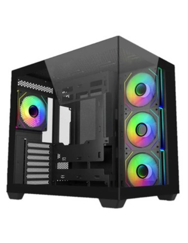 CASE MIDITOWER NO PSU ELITE 681BK VETRO FR SX - ATX MATX MITX - NERO