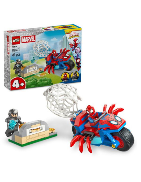 SPIDEY SULLA MOTO CONTRO RHINO