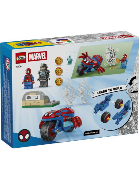 SPIDEY SULLA MOTO CONTRO RHINO