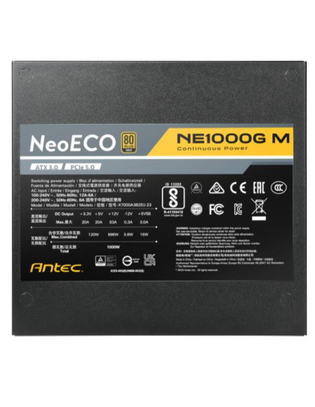 ALIMENTATORE NE1000G M EC ATX3.0