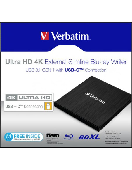 MOBILE BLU-RAY RE-WRITER TYPE.C 4K
