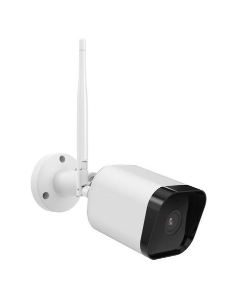 ISIWI TELECAMERA WIRELESS SQUARE 4MPX BULLET FISSA PER ESTERNO IR LED AUDIO BIDIREZIONALE SD CARD IP