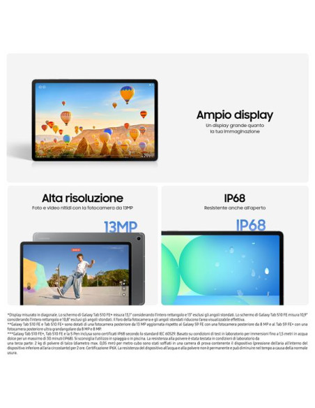 GALAXY TAB S10 FE 8+128GB GRAY