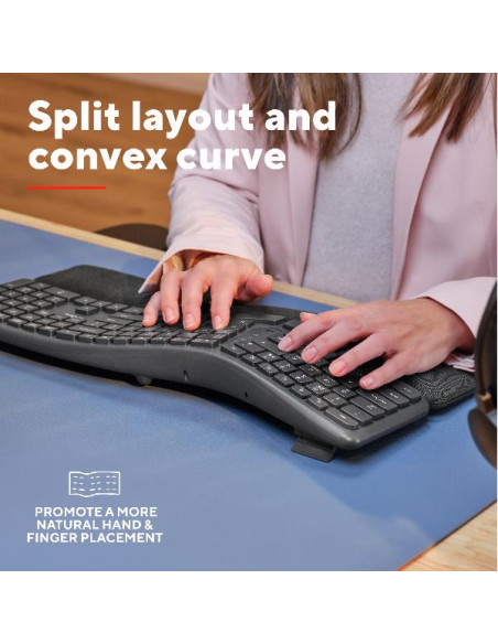 KEYRA ERGO MULTI WRLS KEYBOARD US