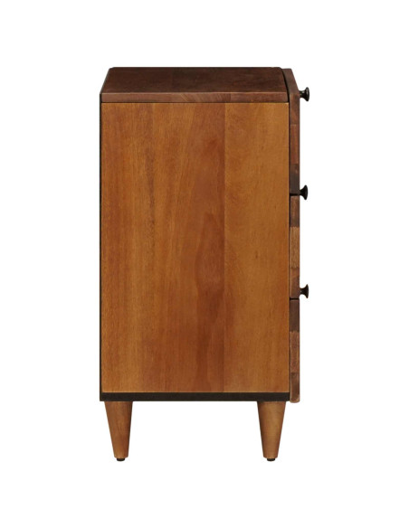 Armadio da Notte con cassetto Marrone 50 x 33 x 62 cm