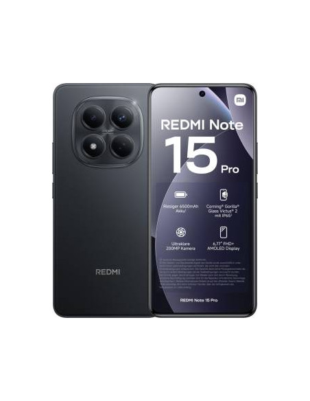 Xiaomi Redmi Note 15 Pro 8+256GB 6.77" Black ITA