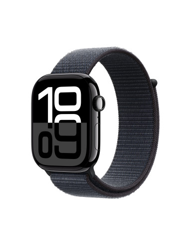 WATCH 10 46MM JET NERO CASSA ALLUM. CON CINTURINO LOOP NERO INCH.